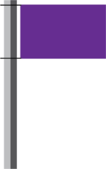 purple flag illustrated